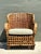 Wood Vintage French Cane Lounge Chair For Sale - Image 7 of 17