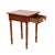 Sheraton Tiger Maple Single Drawer Stand With Opalescent Glass Knob C1840 For Sale - Image 12 of 12