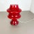 Modern German Mushroom Red Glass Desktop Light from Hustadt Lights, 1970s For Sale - Image 3 of 17