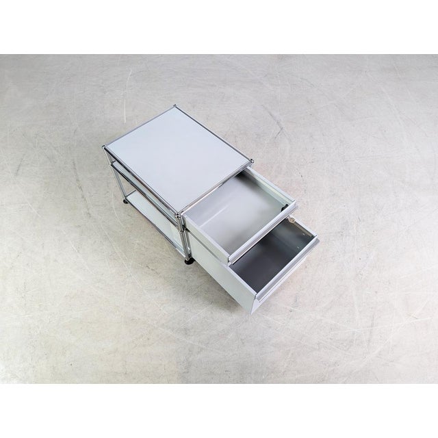 White White Office Chest of Drawers by Fritz Haller for USM Haller For Sale - Image 8 of 9