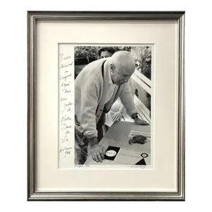1968 Silver Gelatin Photograph of Pablo Picasso's Profile by Lucien Clergue