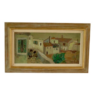 Erik Sigfrid Persson, Children, Oil on Panel, Mid-20th Century, Framed For Sale