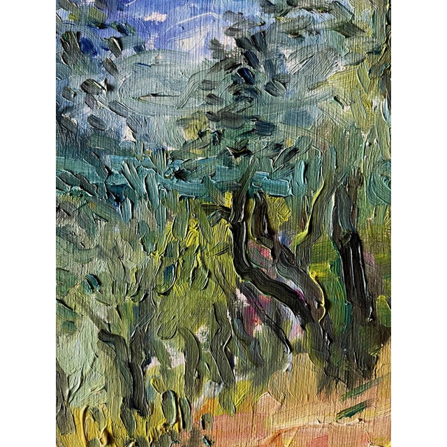 Contemporary Barbara Schauß, Landscape Near Bardolino, Oil on Canvas For Sale - Image 3 of 5