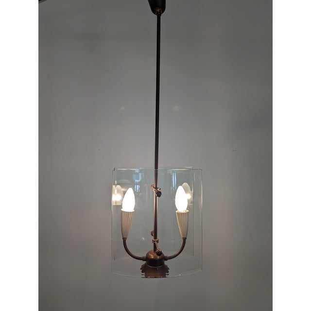 Fontana Arte Vintage Pendant Lamp by Pietro Chiesa for Fontana Arte, 1940s For Sale - Image 4 of 13
