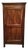 Antique French Cherrywood Bonnetière Linen Cabinet For Sale