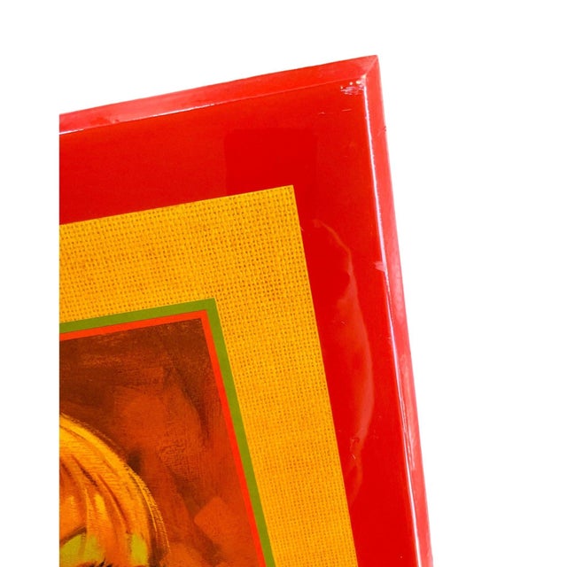 Vintage Chuck Oberstein “Little Girl” Wooden Wall Plaque – 1984, Clown Art, Retro Décor For Sale - Image 9 of 10