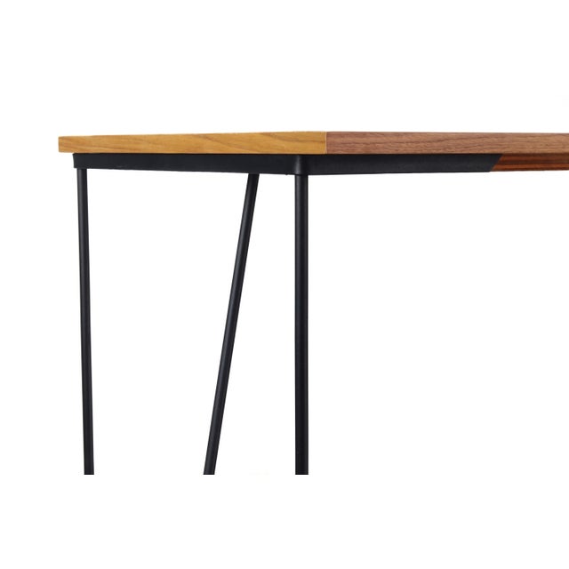 Writing Desk by Vista California in Iron and Walnut 1960s For Sale - Image 9 of 12