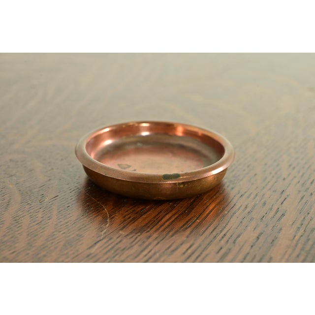 Heintz Arts & Crafts Bronze Ashtray or Catchall For Sale - Image 9 of 9