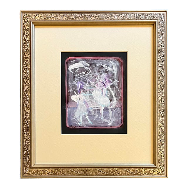 Satori Gregorakis Painting, ‘Ballet Lesson’ For Sale