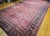 Vintage Oversize Tabriz Design Rug, Hand-Knotted Wool, Allover Geometric Pattern, Pale Red & Navy, 13x24 For Sale - Image 15 of 16