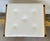 Revelation Modern Ivory Tufted Leather X Marks the Spot Bench For Sale - Image 4 of 5