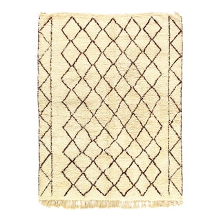 Hand Knotted Vintage Moroccon Rug For Sale