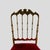 Set of Chairs in Red Velvet by Chiavari, 1950s For Sale - Image 4 of 13