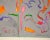 Postmodern Harry Hilson Signed 1982 Abstract Mixed Media Painting For Sale - Image 3 of 5