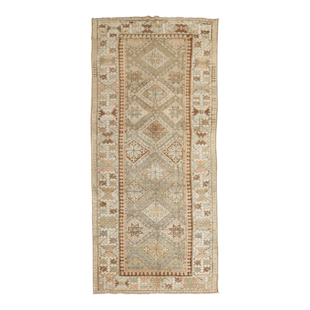 Antique Tribal Persian Kurd Runner, 3'6'' X 7'2'' For Sale