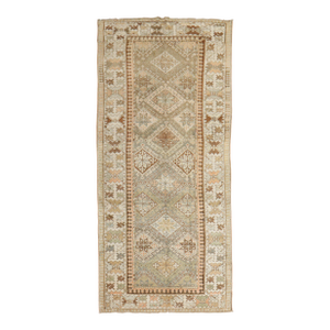 Antique Tribal Persian Kurd Runner, 3'6'' X 7'2''