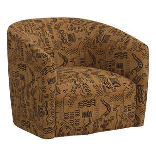 Lana Swivel Chair in Lhasa Camel For Sale