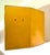 Yellow Cardboard Wall Sculpture in Yellow-Orange For Sale - Image 8 of 8
