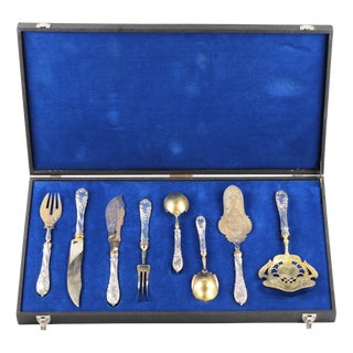 Silver Serving Set, Germany, Set of 9 For Sale