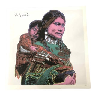 1990s After Andy Warhol "Mother and Child" Lithograph For Sale