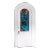 Arched Door With Stained and Leaded Glass For Sale