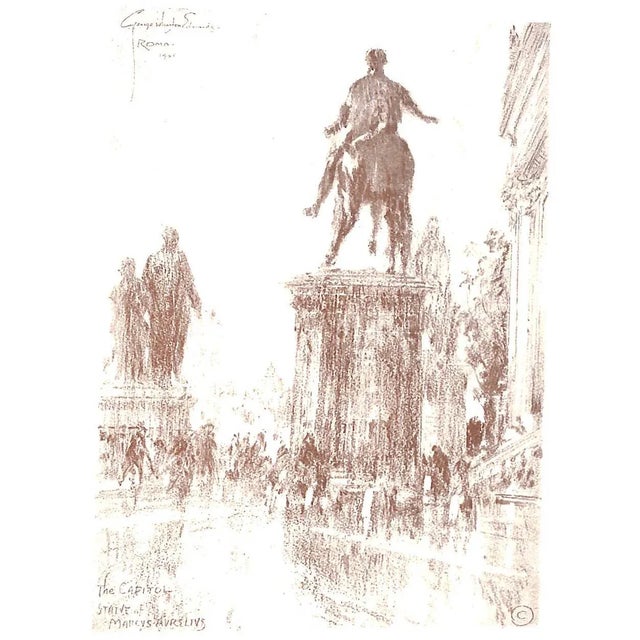 White "Rome" 1928 Edwards, George Wharton For Sale - Image 8 of 12