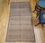 Tribal Antique Uzbek Tribal Soumak Kilim, Handwoven Stripe Pattern, Brown & Gold, 4x7 For Sale - Image 3 of 16