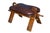 Moroccan Mid 20th Century Moroccan Leather Saddle Camel Stool Foot Rest Ottoman Pouf Bench Seat For Sale - Image 3 of 14