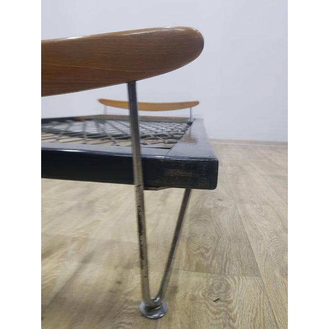 Bed by Fred Ruf for Wohnbedarf, Switzerland, 1950s. For Sale - Image 10 of 18