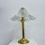 Mid-Century Glass Table Lamp with Golden Flakes, 1970s For Sale - Image 18 of 18