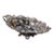 19th Century French Silver Plated Bread Basket With Vine Decor For Sale