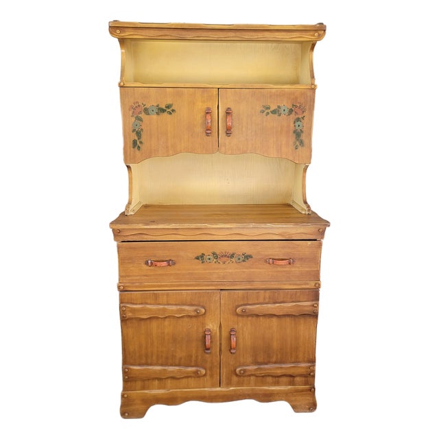 Monterey Style California Rancho Cupboard by La-Fiesta. 1930's For Sale