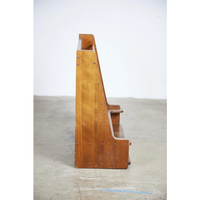 Mid-Century Modern 1950s Danish, Mid Century Wall-Mounted Teak Plate Rack For Sale - Image 3 of 13