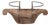 Antique Rustic Wooden Coffee Table Base For Sale