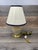 Vintage Mid-Century Modern Porcelain & Brass Table Lamp For Sale In Houston - Image 6 of 6