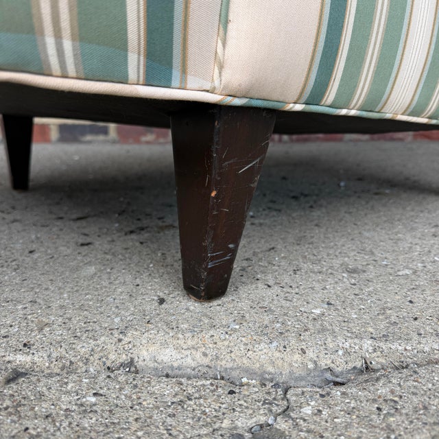 Mid-Century Modern Edward Wormley for Dunbar Lounge Chair & Ottoman For Sale - Image 3 of 5