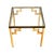 Mid-Century Modern Vintage French Brass Side Table, 1960s For Sale - Image 3 of 7