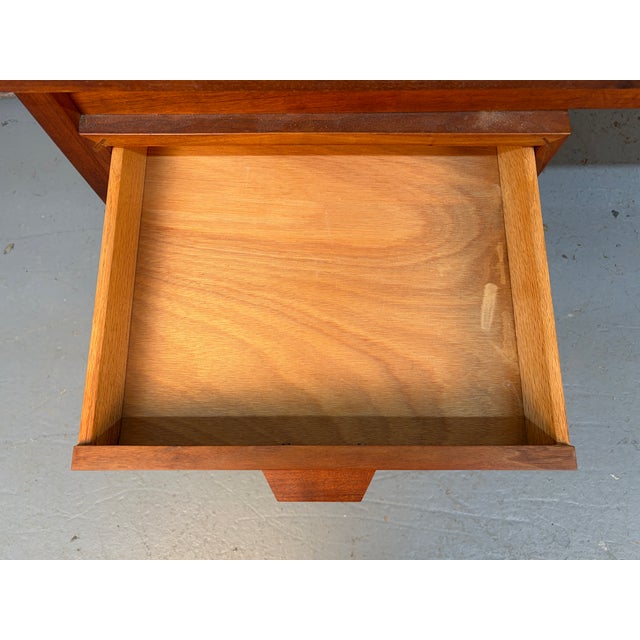 Mid-Century Modern Danish Teak Writing Desk For Sale - Image 12 of 16