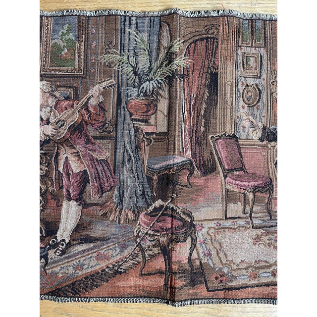 Vintage French Tapestry For Sale - Image 4 of 8