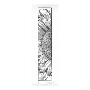 Paul Ritscher Sunflower New York Botanical Gardens Wood Engraving