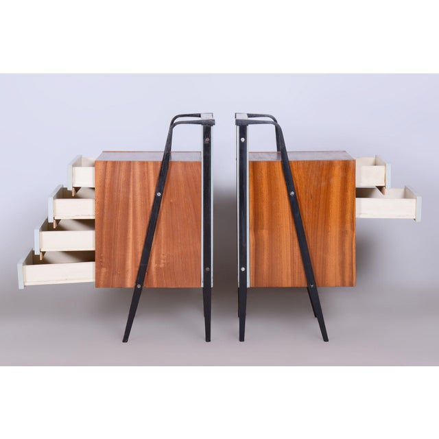 Mid-Century Cabinets in Mahogany, Central Europe, 1950s, Set of 3 For Sale - Image 18 of 18