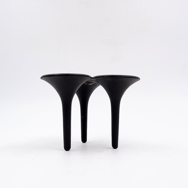 Danish Hornblower Candlestick attributed to Christel and Christer Holmgren, 1960s For Sale - Image 11 of 13