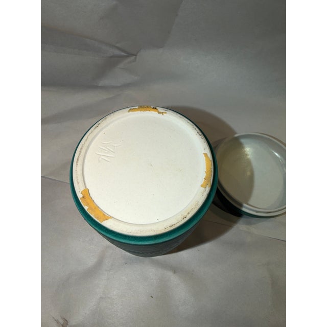 Japanese Nichibei Potters, Japanese American Contemporary Lidded Pottery Jar For Sale - Image 3 of 10