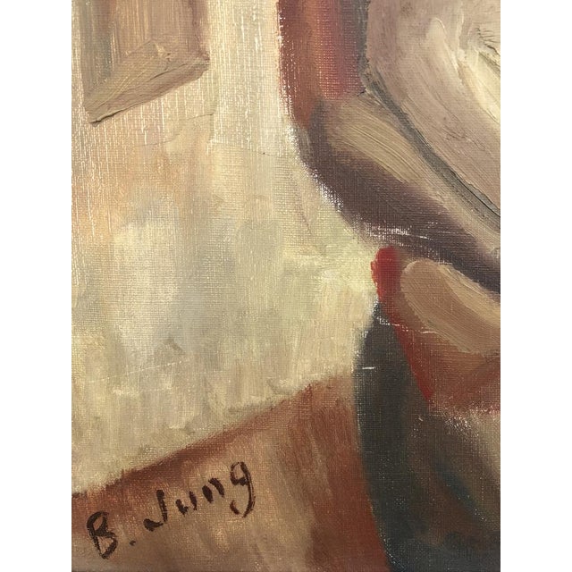 Modern B. Jung, La mère et l'enfant, Oil on Canvas, Framed For Sale - Image 3 of 9