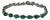 12 Ct Natural Pear Shape Emerald Cocktail Tennis Bracelet 14 Kt White Gold 7" For Sale