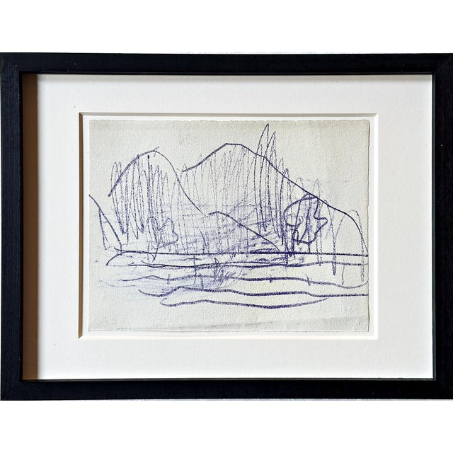 Christian Rohlfs, Lago Maggiore, Drawing, Certificate of Authenticity For Sale