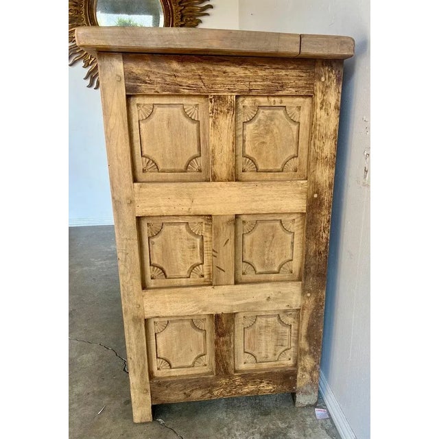 18th Century Italian Walnut Commode in Distressed Baroque Style For Sale - Image 4 of 12