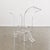 Vintage lucite wing panel console table base. This piece is made of thick lucite panels, with eye catching curves - giving...