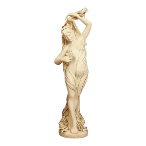 Vintage French 'La Danse de Fleurs' Life-Size Figural Plaster Statue