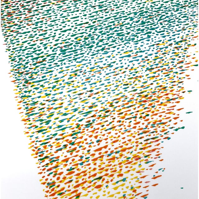 *print graphics piero dorazio istrio 1976 bay window st. Gallen lithography italy switzerland original for sale is a print...